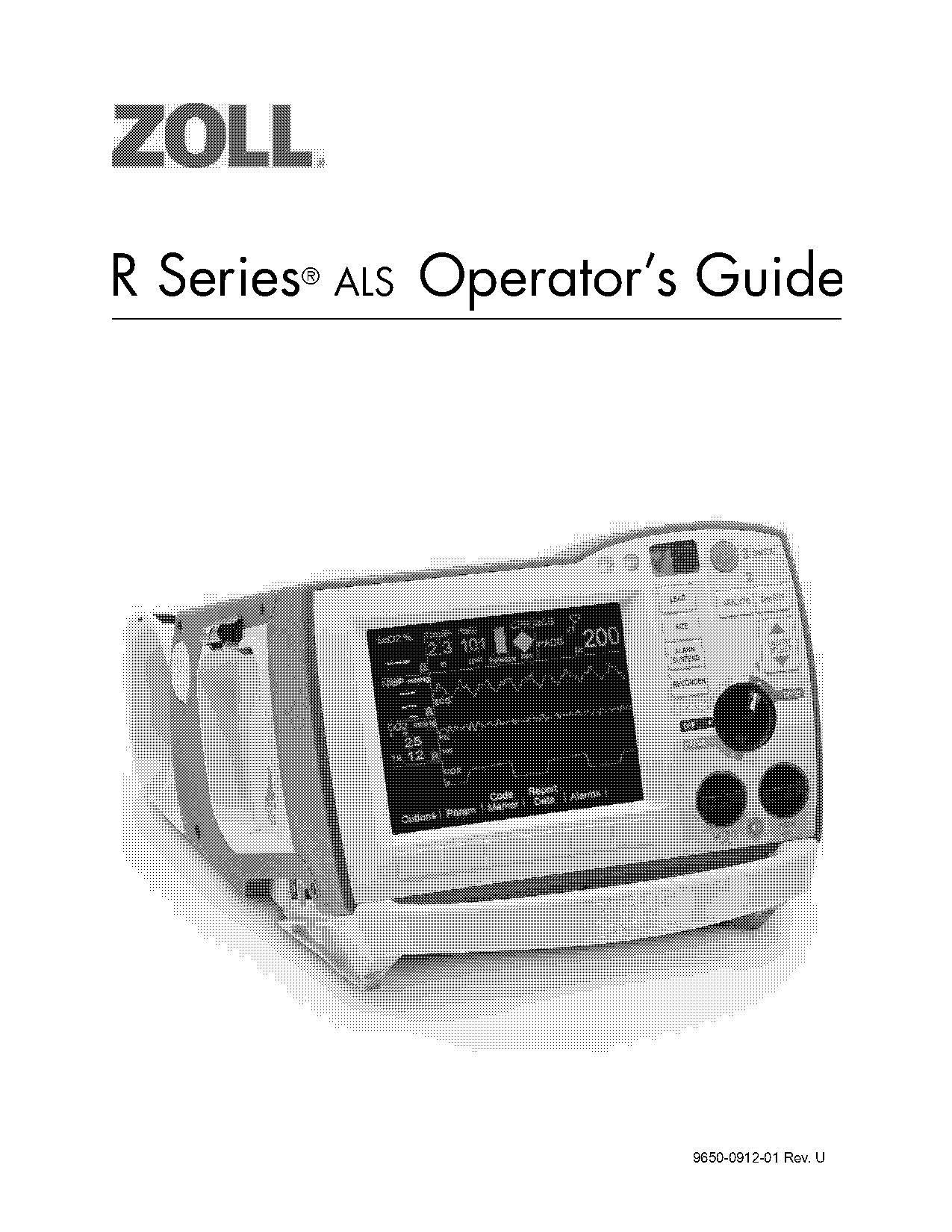 zoll r series quick reference guide